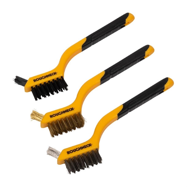 Roughneck Three Piece Mini Wire Grill Brush Set - HS976 Roughneck