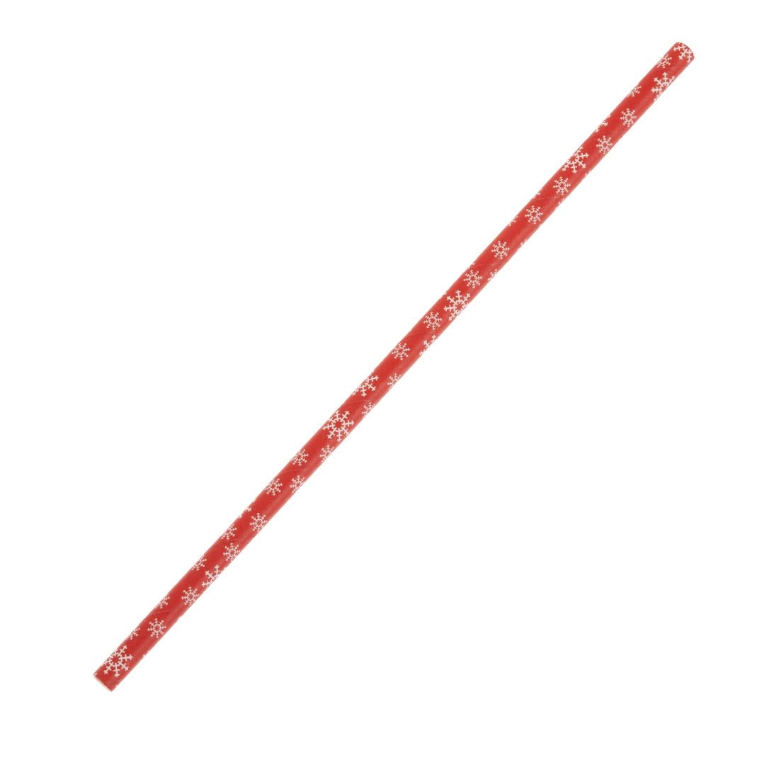 Fiesta Compostable Snowflake Paper Straws 210mm (Pack of 250) - HS983 Fiesta Compostable