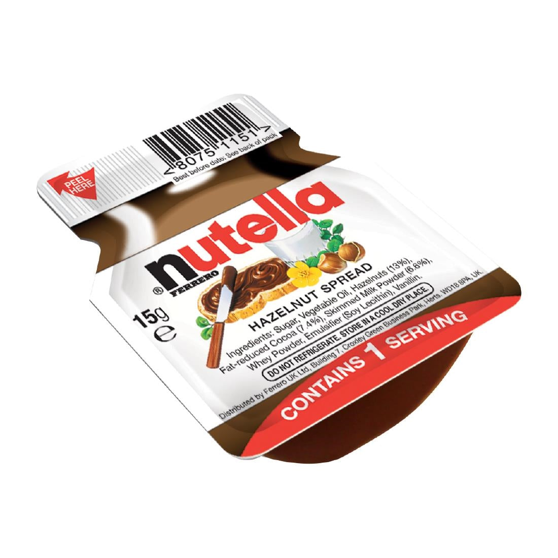 Nutella Portions 15g (Pack of 120) - HT349 Nutella