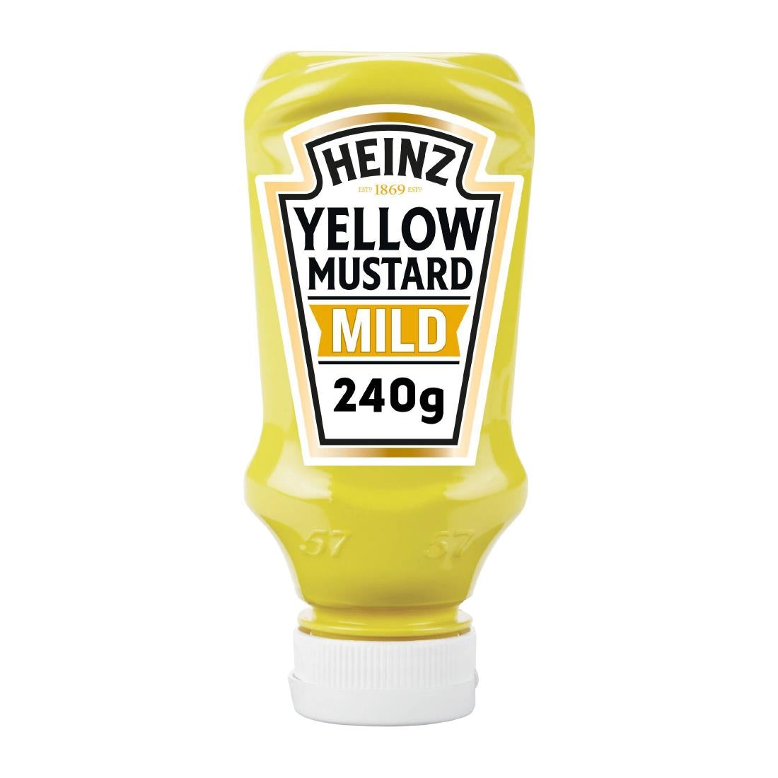 Heinz Table Top Yellow Mustard Mild 220ml (Pack of 8) - HT377 Heinz