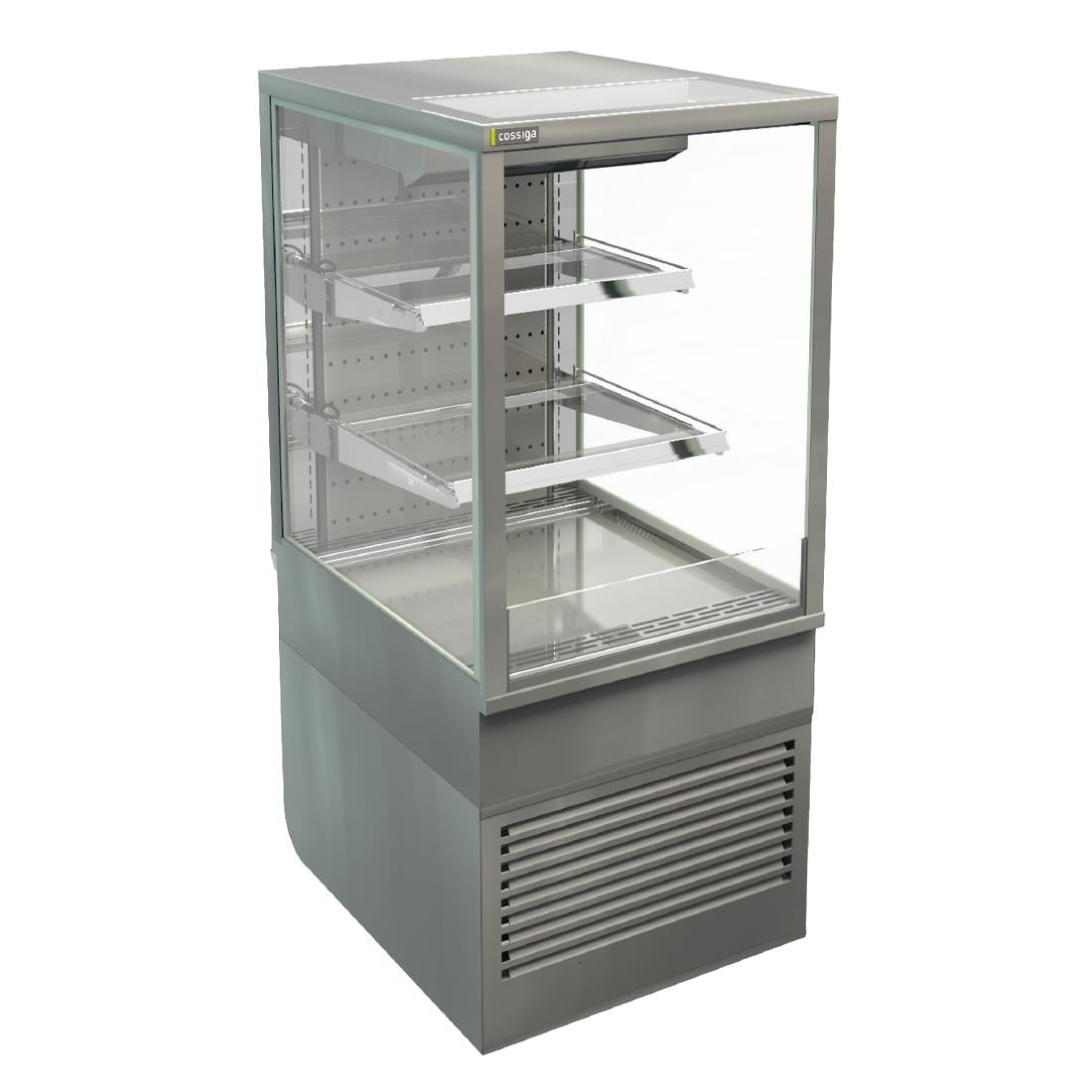 Cossiga Tower BTG Open Front Freestanding Multideck Display Fridge w/Hinged Stainless Rear Door 600mm - HT509 Refrigerated Merchandisers Cossiga