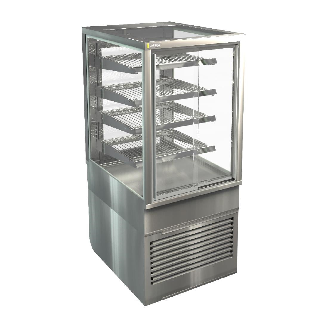 Cossiga Heated Freestanding Multideck Display w/Sliding Front & Rear Doors 600mm - HT513 Cossiga