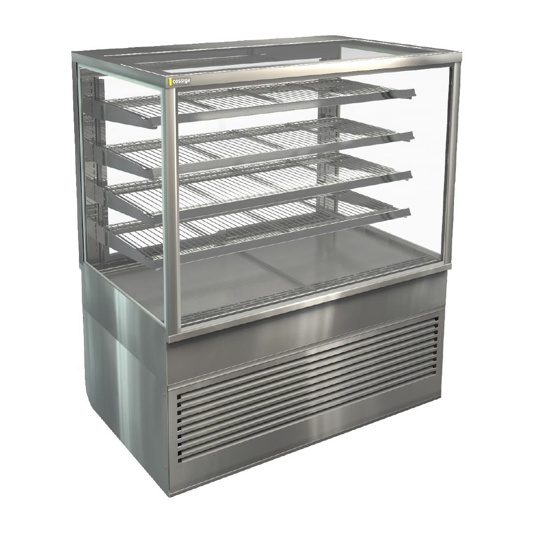 Cossiga Heated Freestanding Display Solid Front Glass w/Rear Sliding Doors 1200mm - HT516 Cossiga