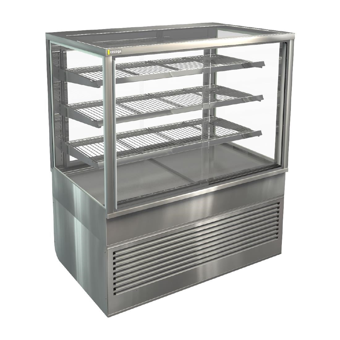 Cossiga Heated Freestanding Multideck Display w/Sliding Front & Rear Doors 1200mm - HT517 Cossiga