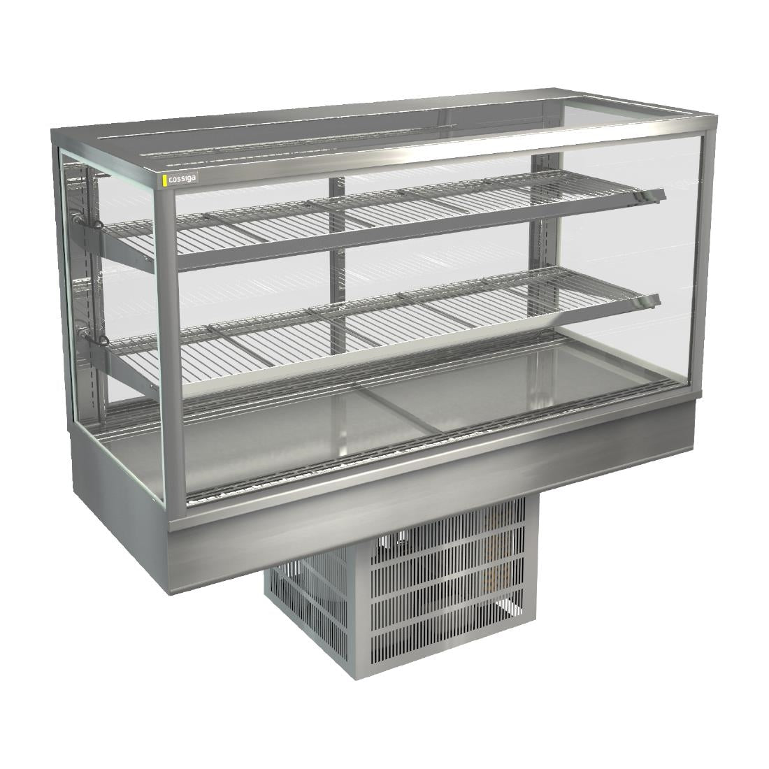Cossiga Tower STG Refrigerated Drop-in Display w/Solid Front Glass & Rear Sliding Doors 1500mm - HT573 Cossiga