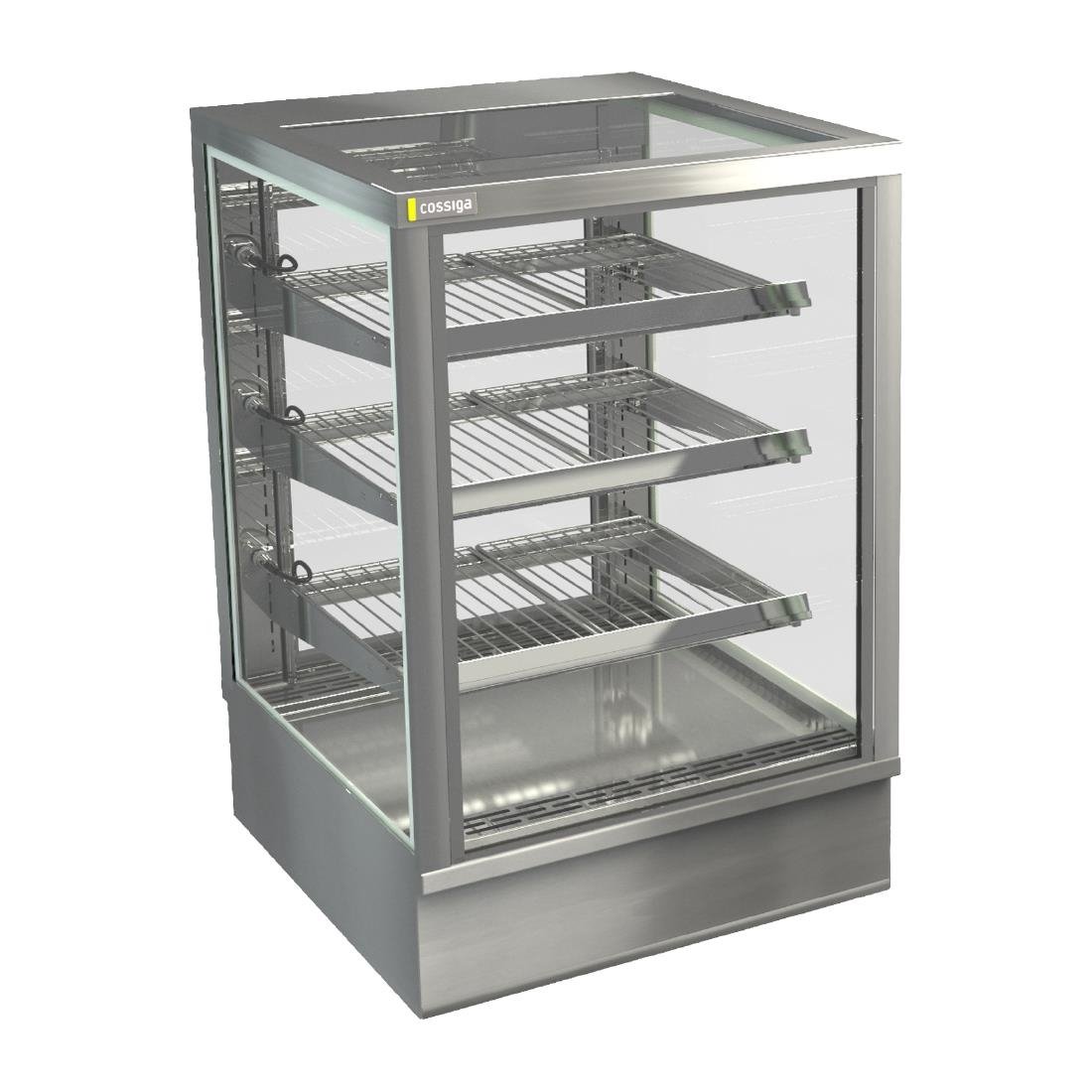 Cossiga Tower STG Ambient Countertop Multideck Display w/Solid Front Glass & Rear Sliding Doors 600mm - HT581 Cossiga
