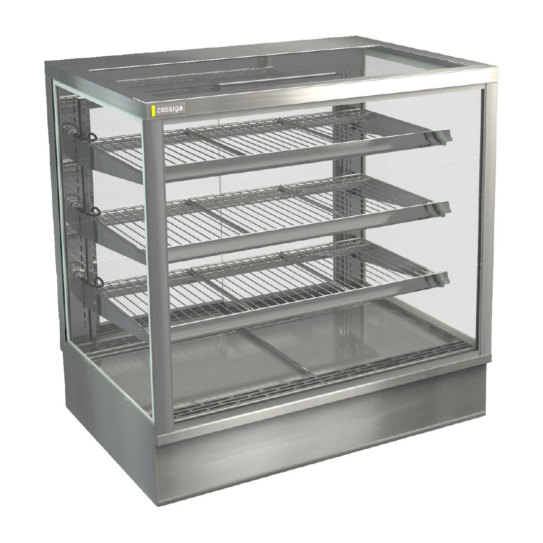 Cossiga Tower STG Heated Drop-in Display w/Solid Front Glass & Rear Sliding Doors 900mm - HT577 Cossiga