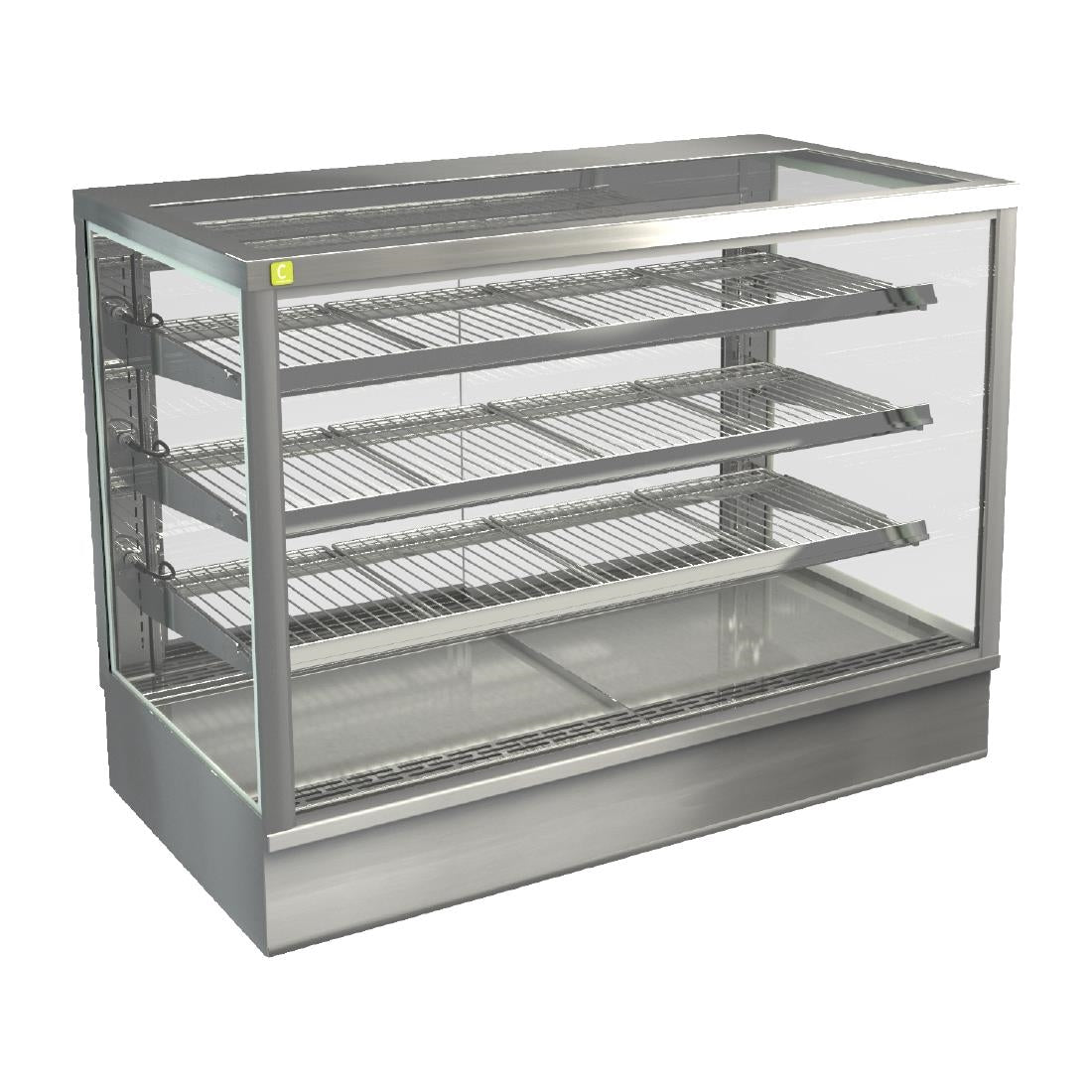 Cossiga Tower STG Heated Drop-in Display w/Solid Front Glass & Rear Sliding Doors 1200mm - HT579 Cossiga