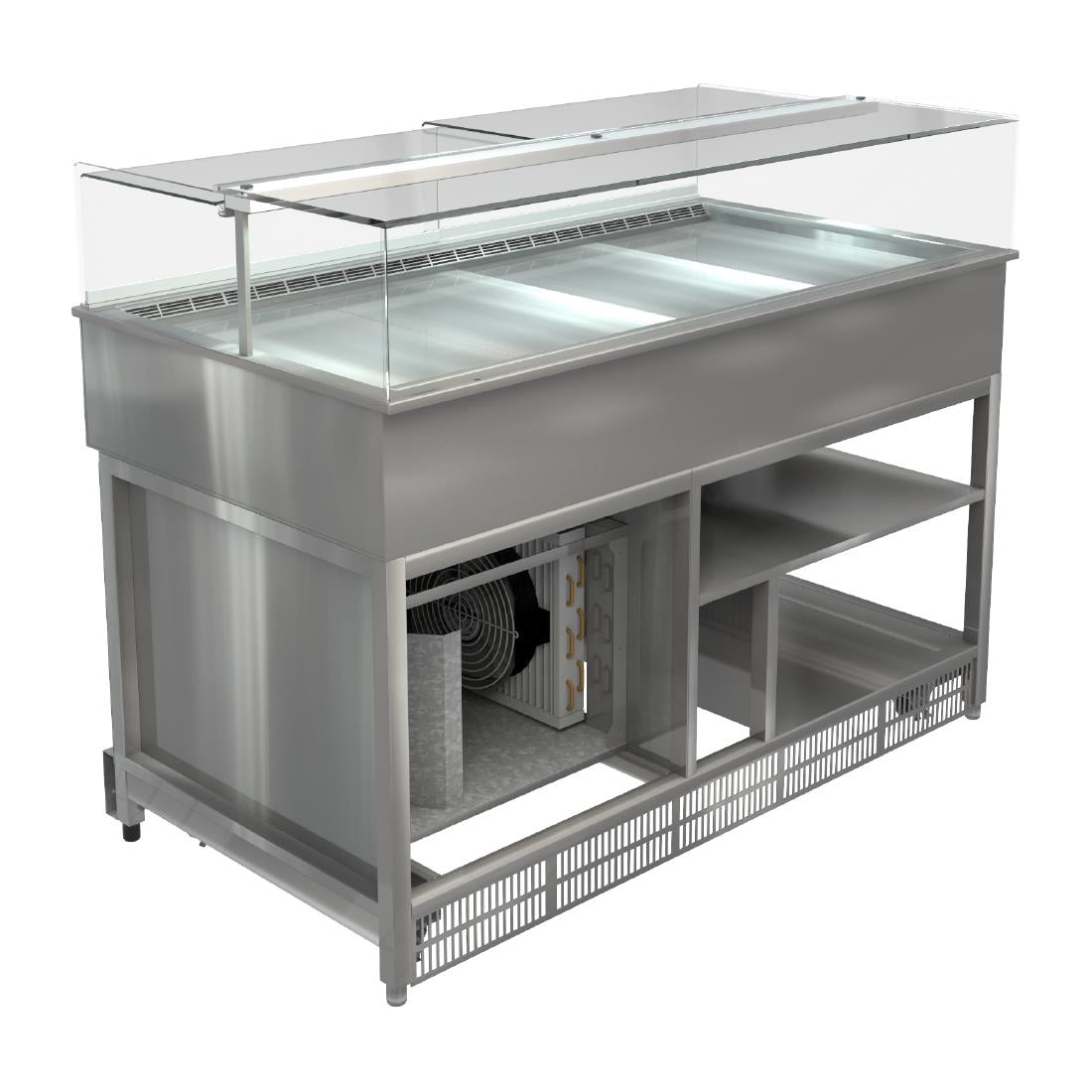 Cossiga LP PLUS Refrigerated Patisserie Display w/Ambient Storage 1500mm - HT609 Cossiga
