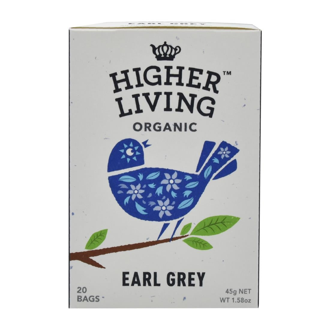 Higher Living Earl Grey Organic Teabags (Pack of 80) - HT791 Higher Living Tea