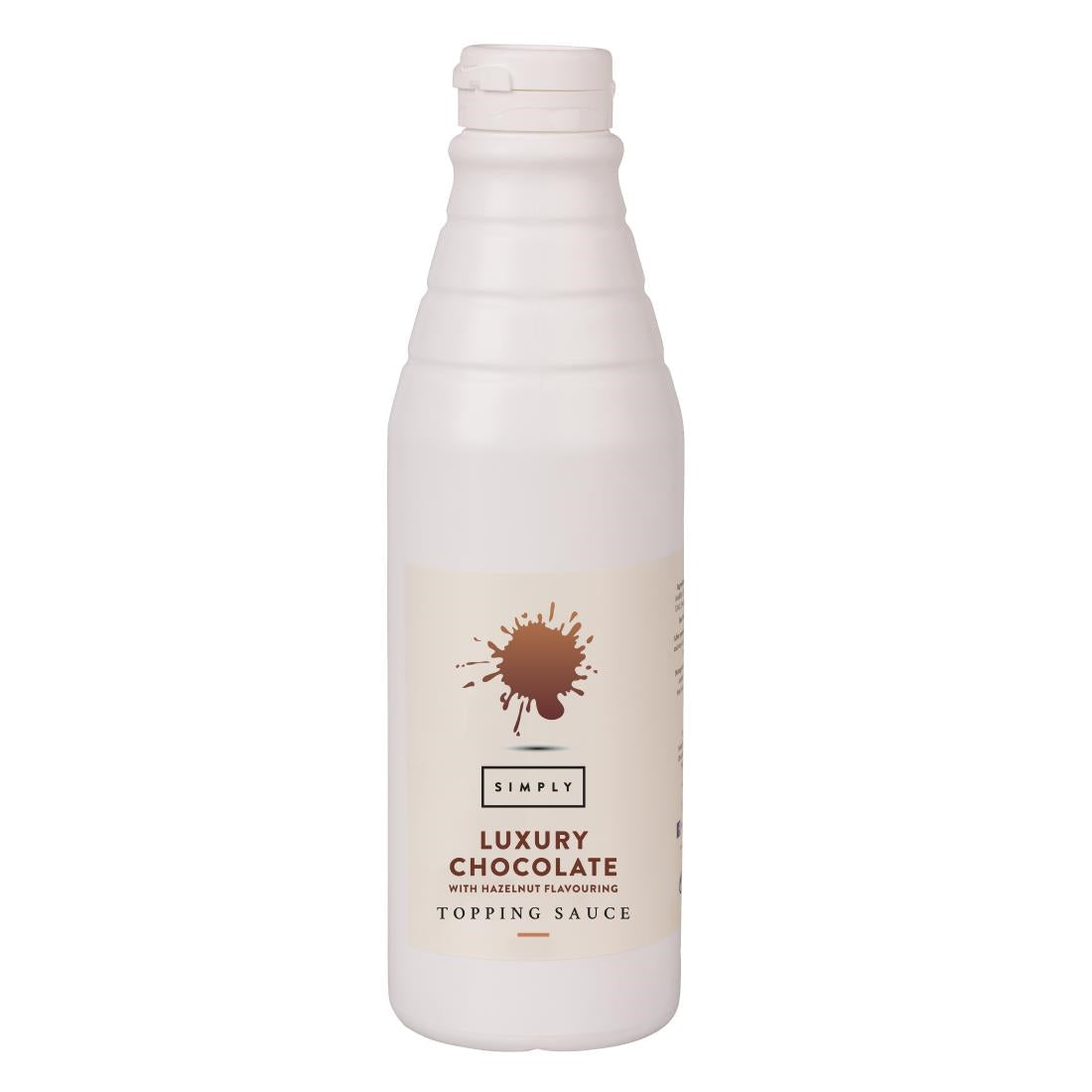 Simply Luxury Chocolate Topping Sauce with Hazelnut Flavouring 1kg - HT845 Simply
