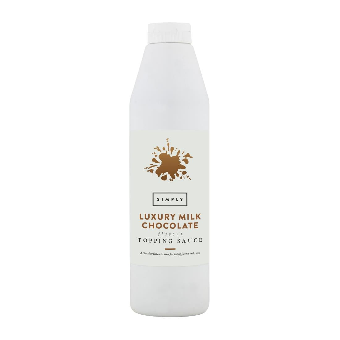 Simply Luxury Milk Chocolate Topping Sauce 1kg - HT846 Simply
