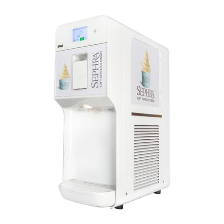 BRAS Digital Soft Serve Ice Cream Machine SESSIC1WHT - HU018  BRAS