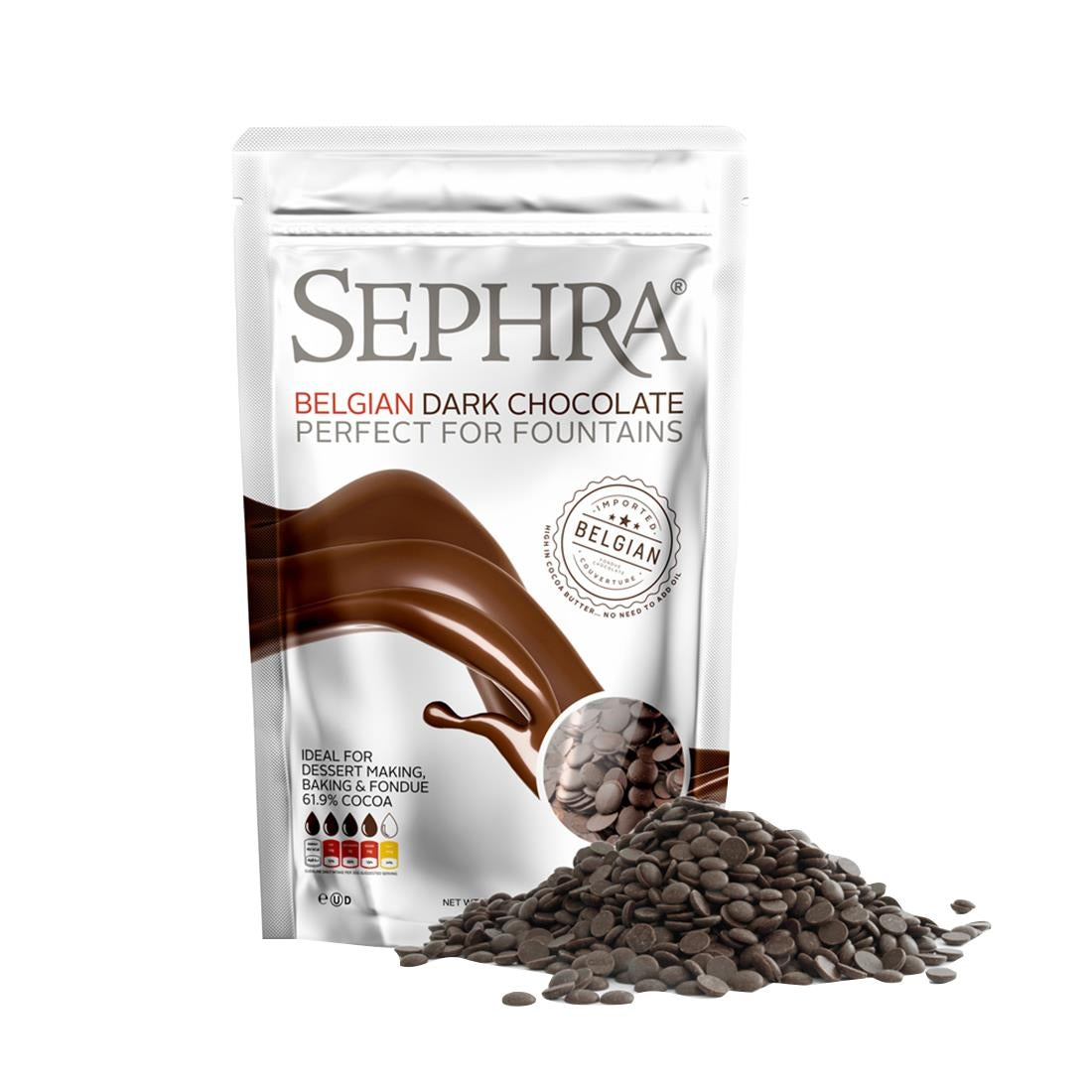 Sephra Luxury Belgian Dark Chocolate 907g - HU103 Sephra