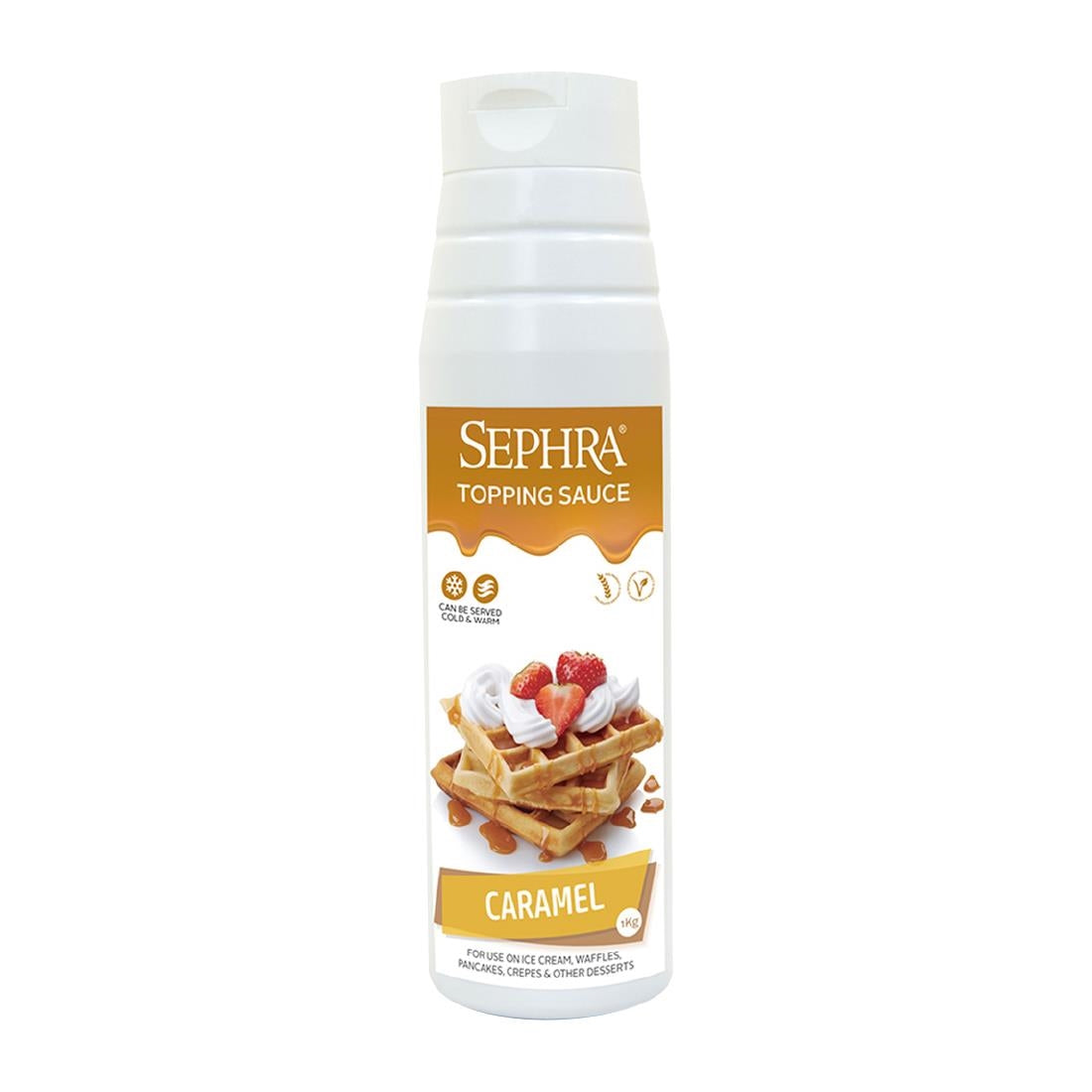 Sephra Caramel Topping Sauce 1kg - HU112 Sephra