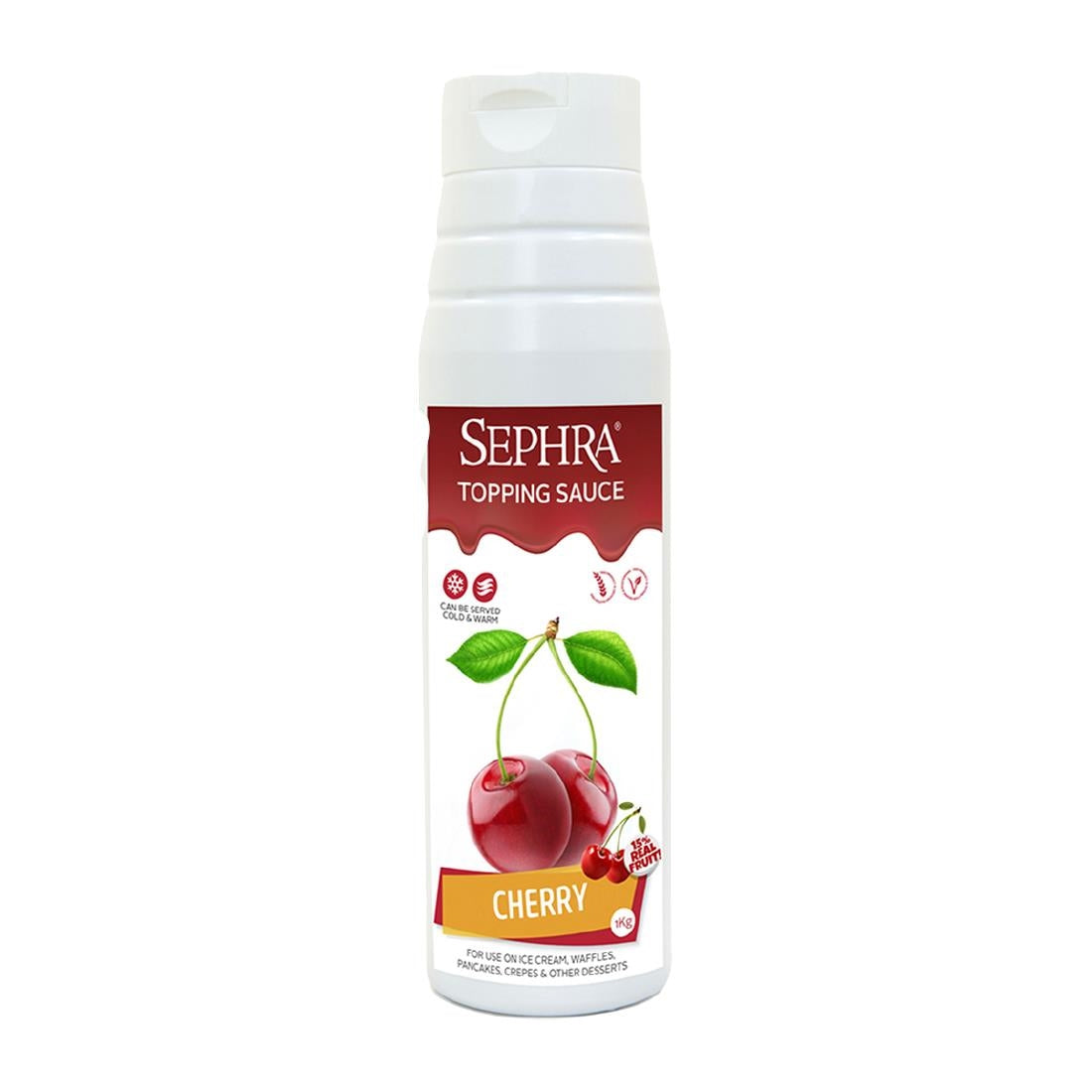 Sephra Cherry Topping Sauce 1kg - HU113 Sephra