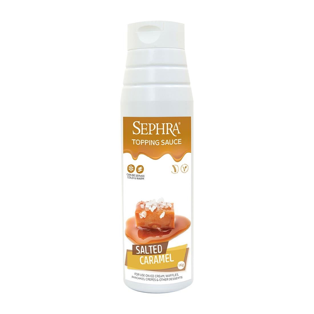 Sephra Salted Caramel Topping Sauces 1kg - HU121 Sephra