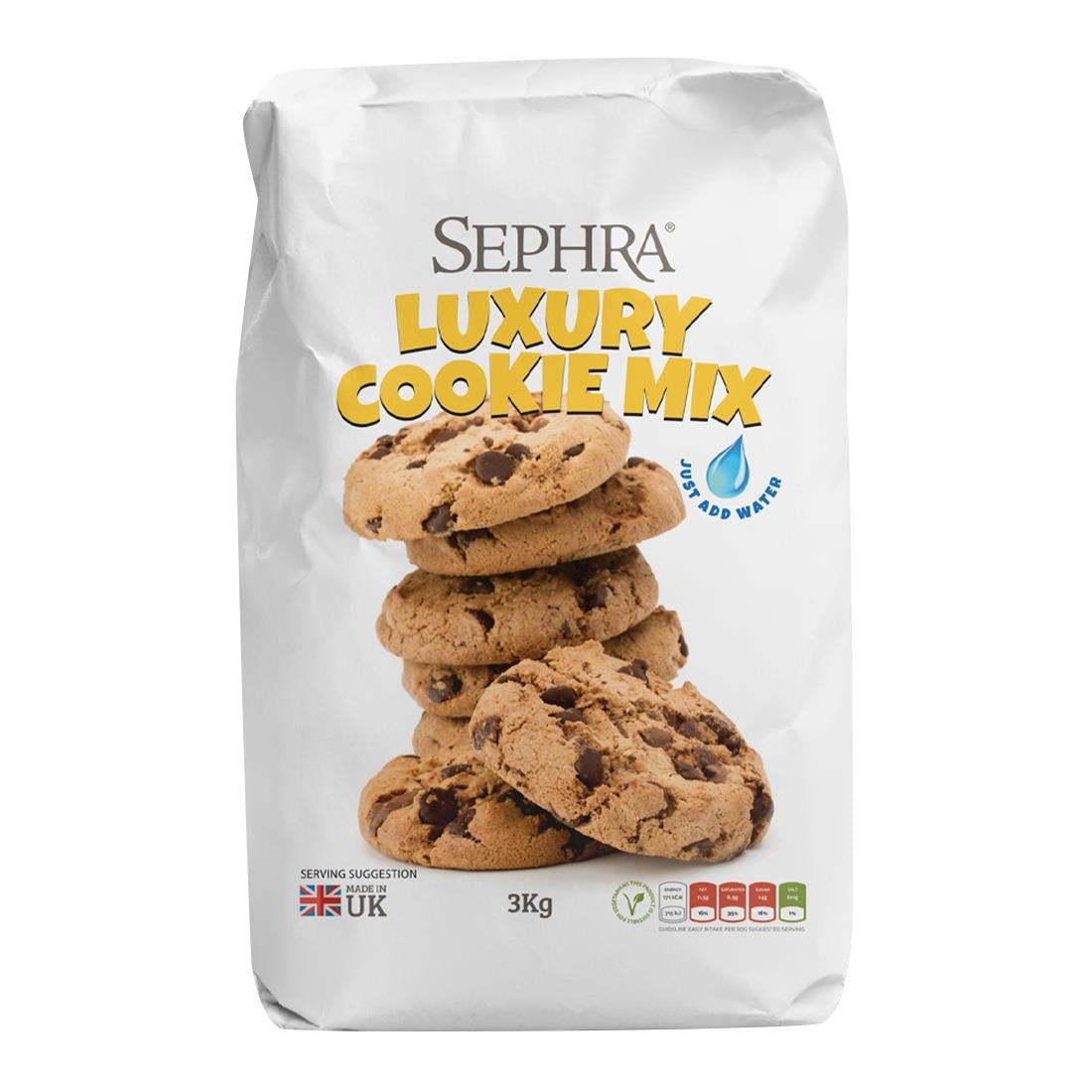 Sephra Cookie Dough Mix 3kg (Pack of 4) - HU132 Sephra