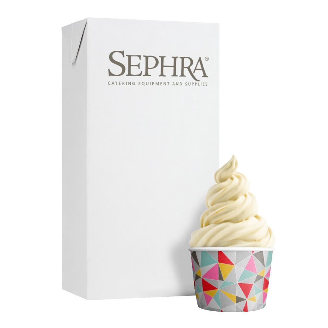 Sephra Vanilla Ice Cream Mix 1Ltr (Pack of 12) - HU133 Sephra