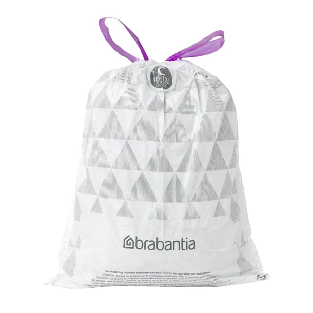 Brabantia PerfectFit Bin Bags C 10-12 Litre (Pack of 40) - HU178 Brabantia