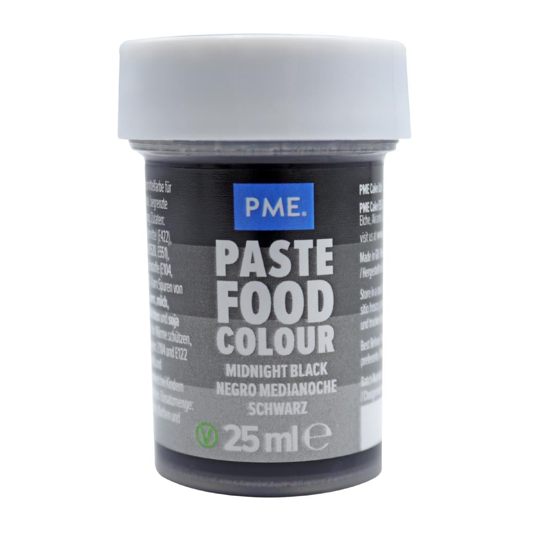 PME Concentrated Paste Food Colour - Midnight Black 25g - HU315 PME