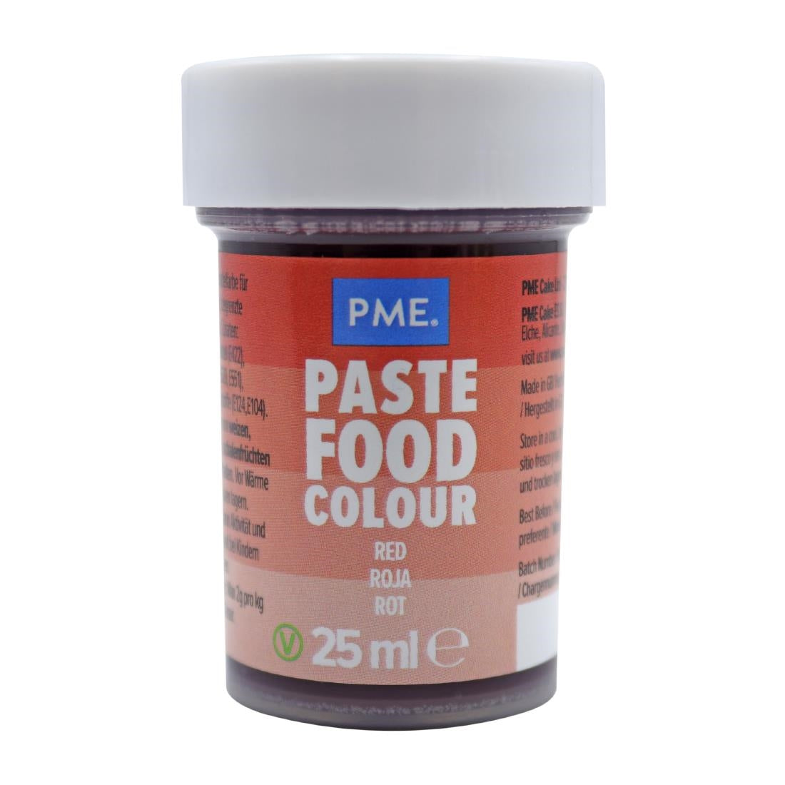 PME Concentrated Paste Food Colour - Berry Red 25g - HU316 PME