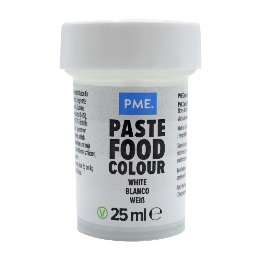 PME Concentrated Paste Food Colour - Arctic White 25g - HU320 PME