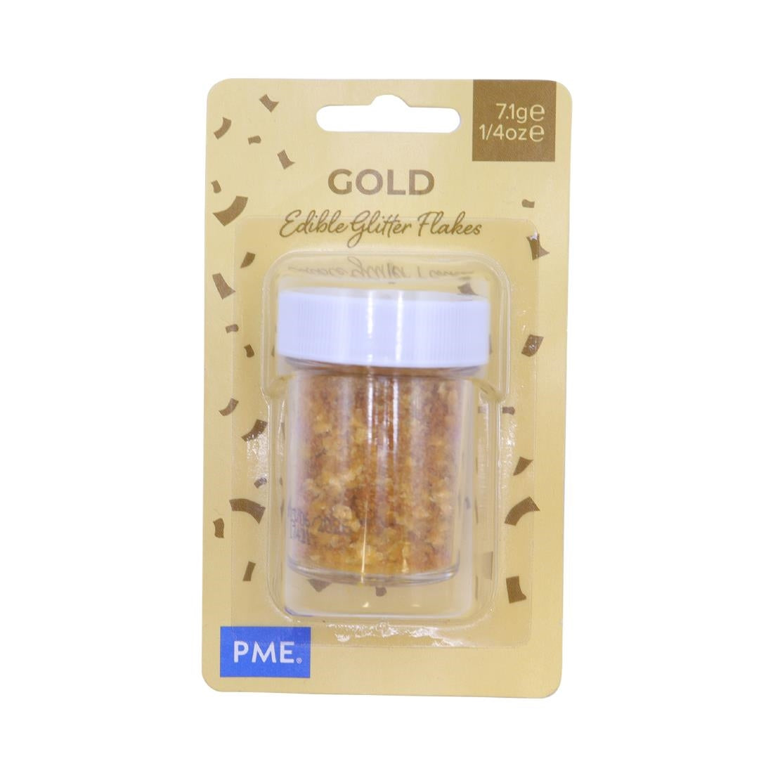 PME Glitter Flakes 7.1g - Gold - HU329 PME