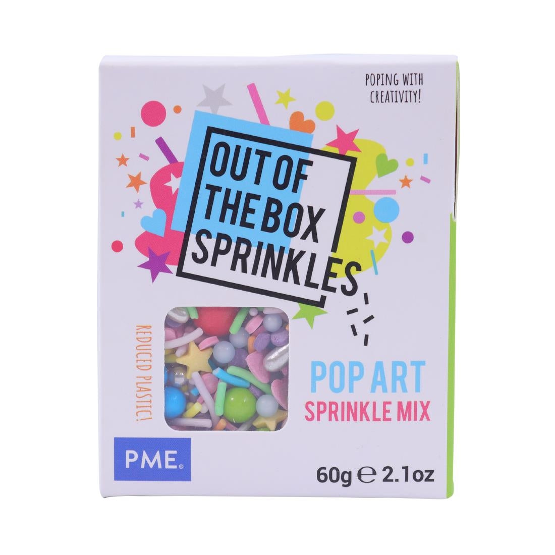 PME Out the Box Pop Art Sprinkle Mix 60g - HU336 PME
