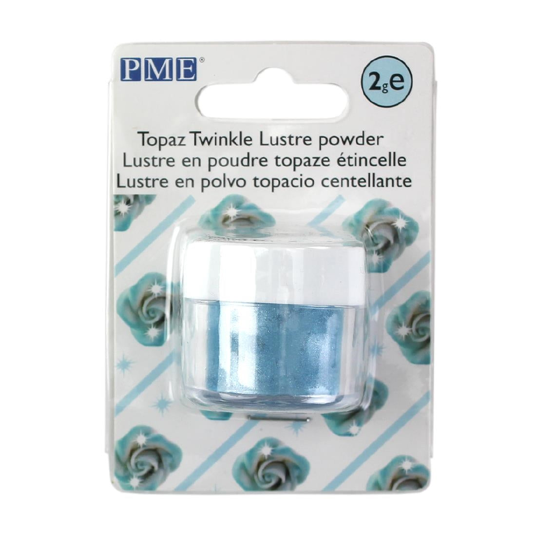 PME Lustre Colours Topaz Twinkle 2g - HU343 PME