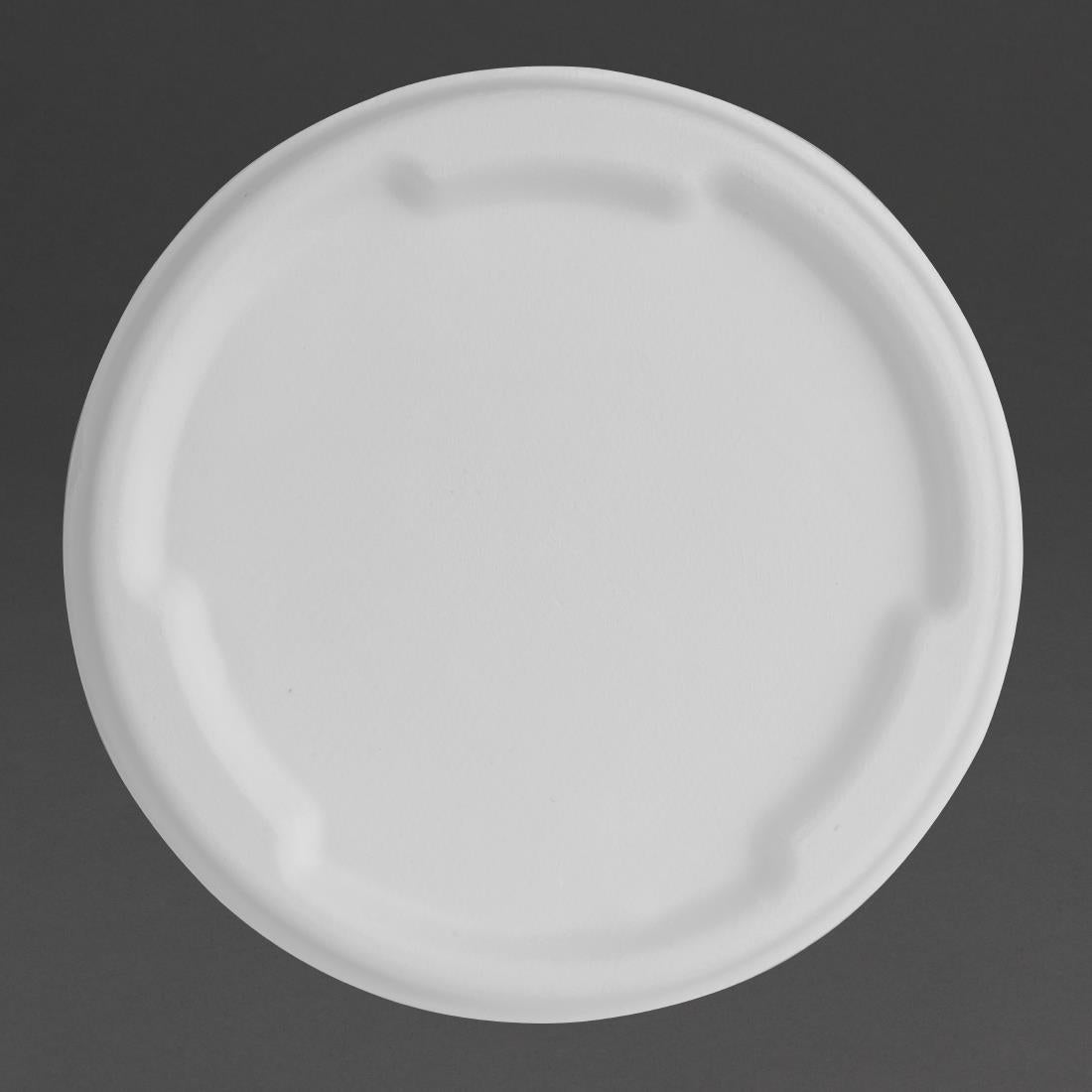 Fiesta Compostable Bagasse Lids for 400/500ml Bowl Bases (Pack of 50) - HW025 Takeaway Food Containers Fiesta Compostable