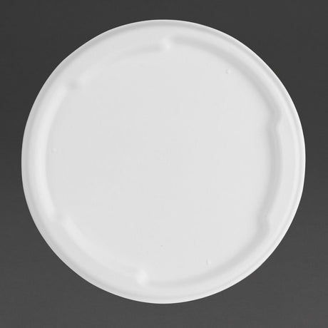 Fiesta Compostable Bagasse Lids for 750/900ml Bowl Bases (Pack of 50) - HW027 Takeaway Food Containers Fiesta Compostable