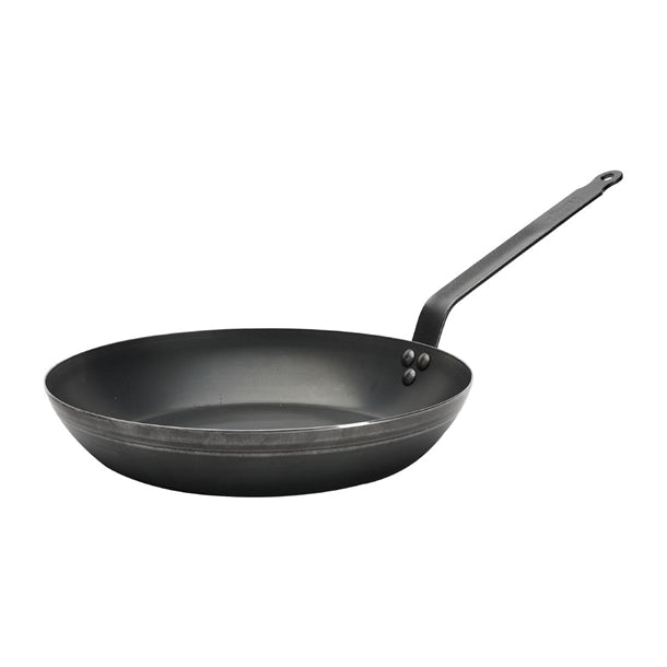 De Buyer Outdoor Blue Steel Round Frying Pan 32cm - HW066 De Buyer