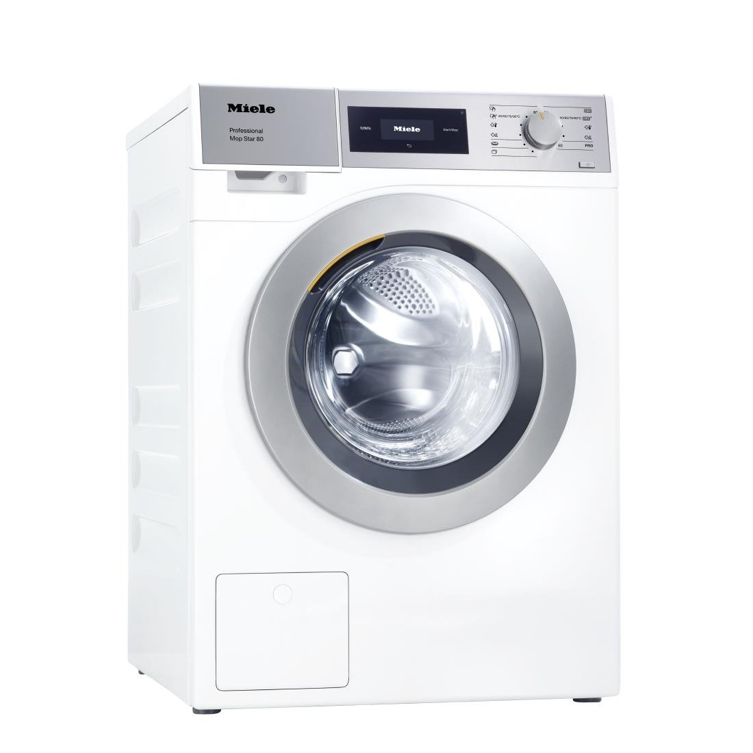 Miele Little Giant Mop Star 80 Washing Machine White 8kg with Gravity Drain 2.5kW Single Phase PWM508 - HW128 Commercial Washing Machines Miele