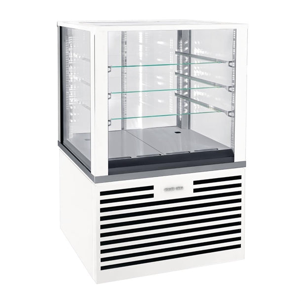 Roller Grill Free Standing Heated Display Cabinet White FSH800 - HW172 Roller Grill