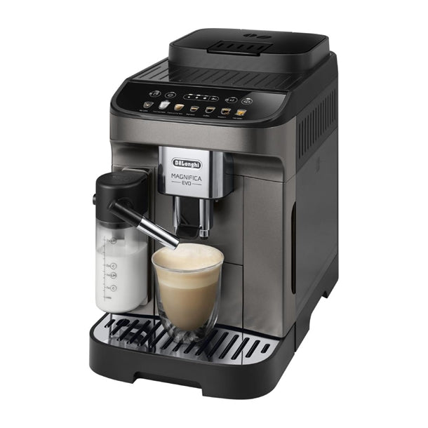De'Longhi Magnifica Evo Fully Automatic Bean to Cup Coffee Machine ECAM29 Titanium & Black - HW185 Bean To Cup Coffee Machines DeLonghi
