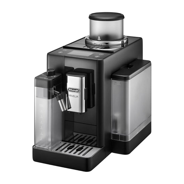 De'Longhi Rivelia Bean to Cup Coffee Machine Black - HW187 Bean To Cup Coffee Machines DeLonghi