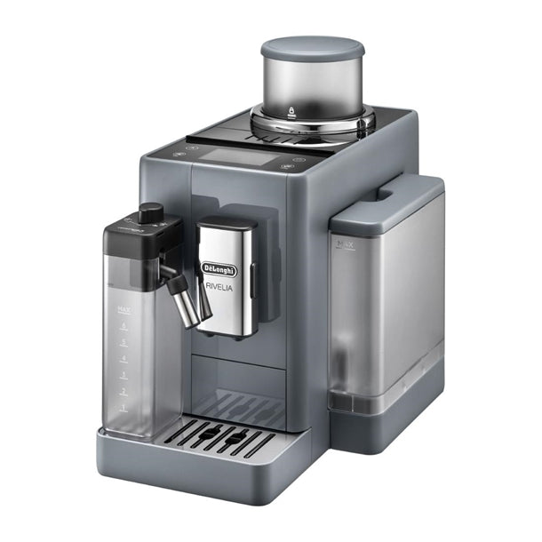 De'Longhi Rivelia Bean to Cup Coffee Machine Grey - HW188 Bean To Cup Coffee Machines DeLonghi
