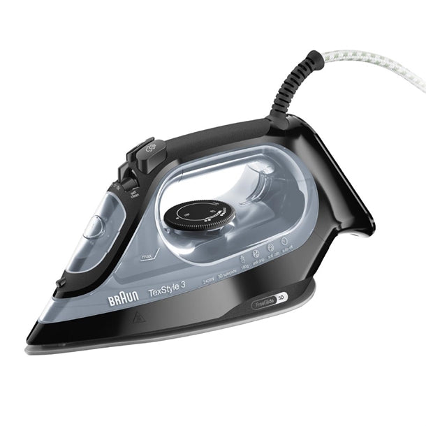 Braun TexStyle 3 Steam Iron SI3055 Black - HW203 Braun