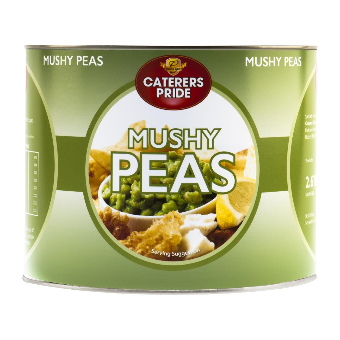 Caterers Pride Mushy Peas 2.61kg - HW309 Caterers Pride