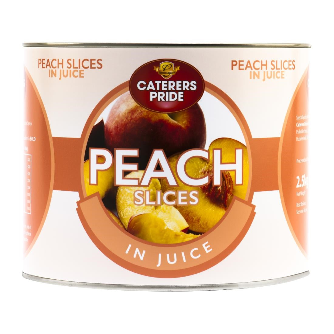 Caterers Pride Peach Slices in Juice 2.5kg - HW344 Caterers Pride
