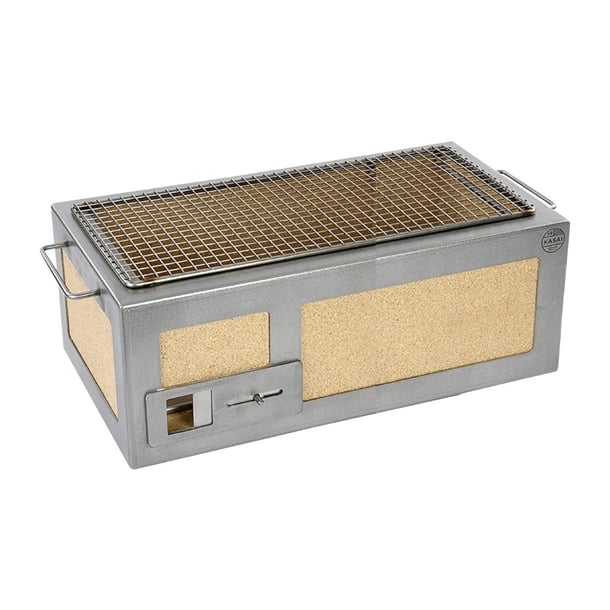 Kasai Medium Long Konro Grill with Stainless Steel Frame SVT-16131 - HW415 Kasai