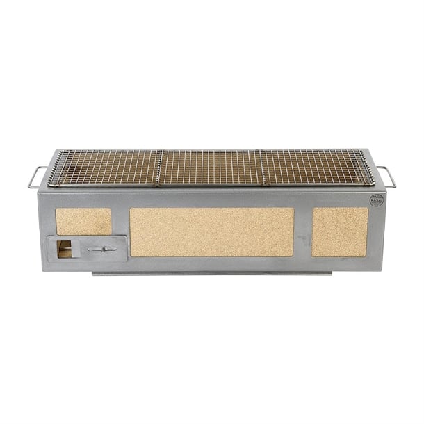 Kasai Medium Wide Konro Hibachi Grill with Stainless Steel Frame For 8 - 12 People - HW416 Konro Hibachi Grills Kasai
