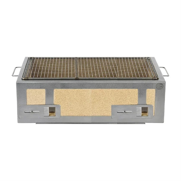 Kasai XL Konro Hibachi Grill with Stainless Steel Frame For 8 - 10 People - HW417 Konro Hibachi Grills Kasai