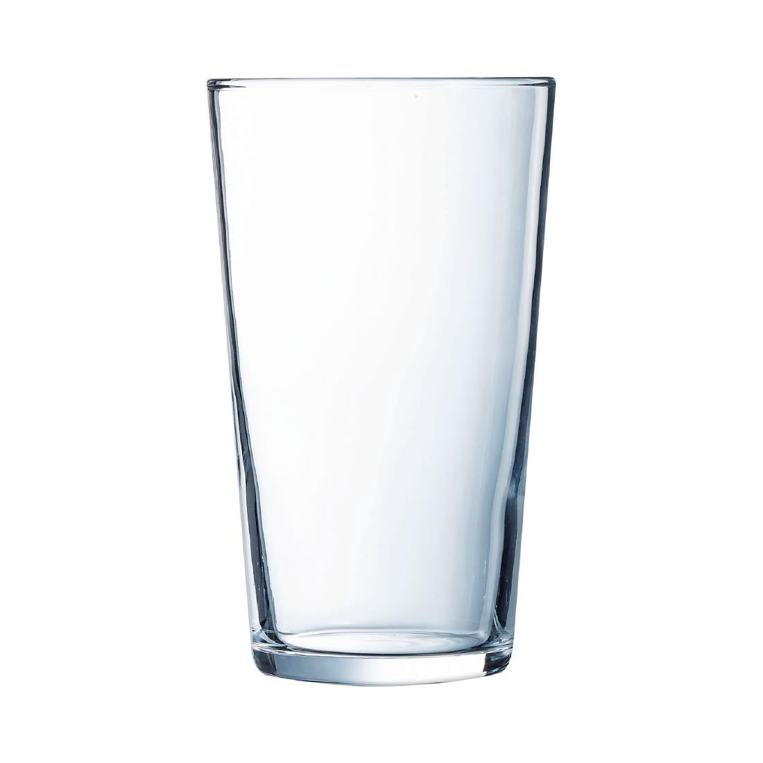 Arcoroc Conical Glasses UKCA CE Marked 1 Pint/570ml (Pack of 24) - HW681 Beer Glasses Arcoroc