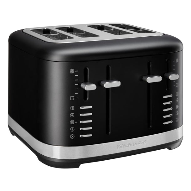 KitchenAid 4 Slot Manual Toaster Matte Black - HW787 Kitchenaid