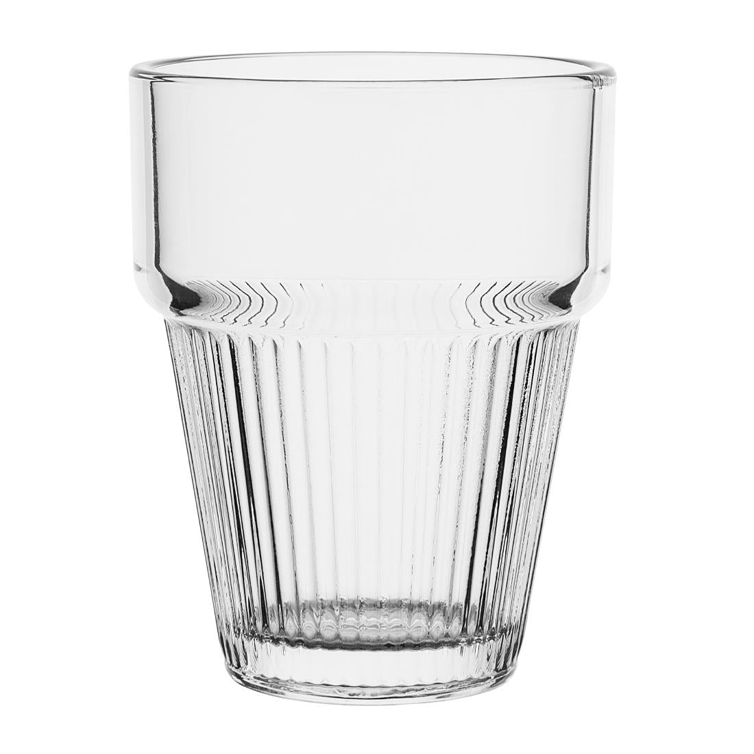 Olympia Ridged Stacking Tumblers 150ml (Pack of 6) - HW797 Utopia Hi Balls and Tumblers Olympia