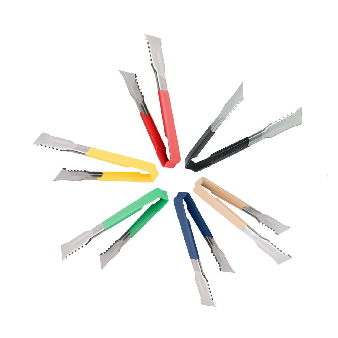 Vollrath 9.5" Versagrip Tongs Coloured Set - HW997 Vollrath
