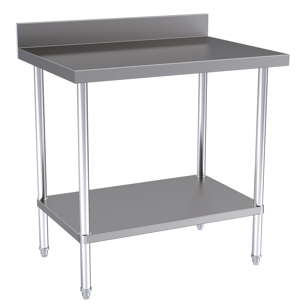 Hallco Wall Bench 900mm Wide x 650mm Deep Stainless Steel Table | HWB0900 Stainless Steel Wall Tables Hallco