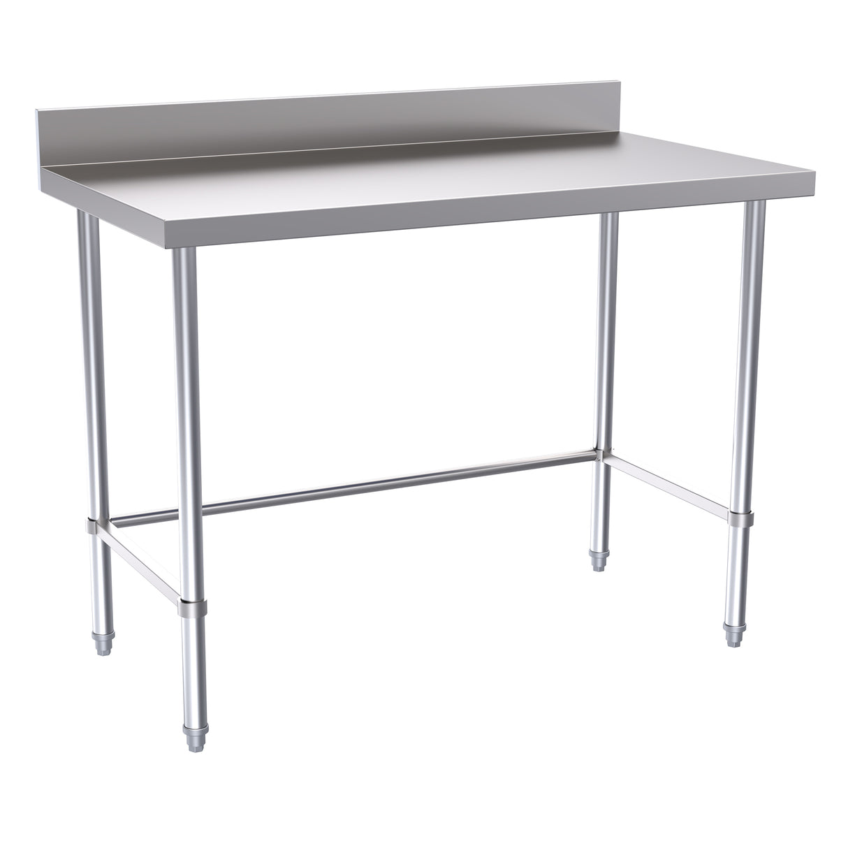 Hallco Wall Bench 1200mm Wide x 650mm Deep Stainless Steel Table | HWB1200LB Stainless Steel Wall Tables Hallco
